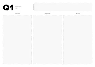 Goal & Task oriented Calendar for 2021 gallery image