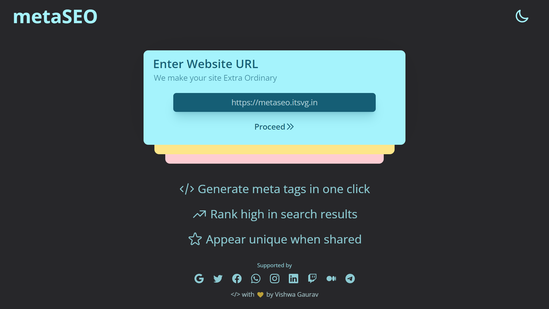 seo meta in click