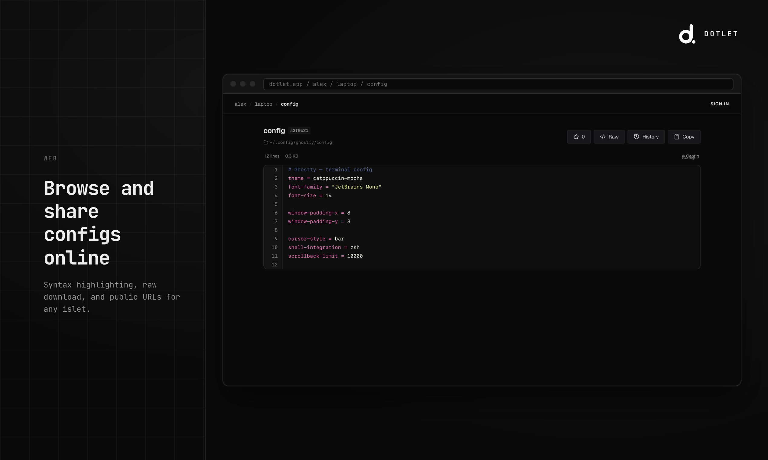 Dotlet gallery image