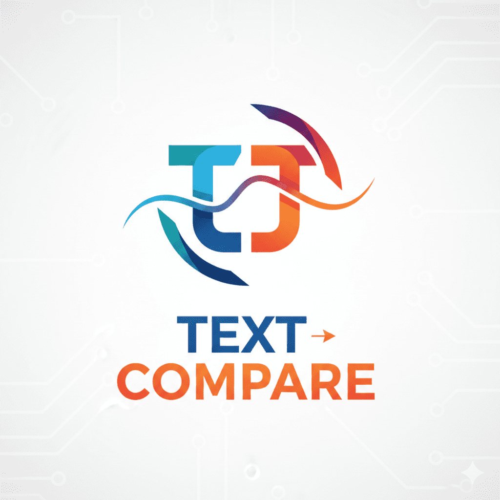 Online Text Compare Tool - Product Hunt launch logo and brand identity