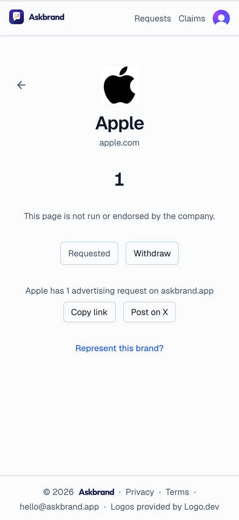 Askbrand gallery image
