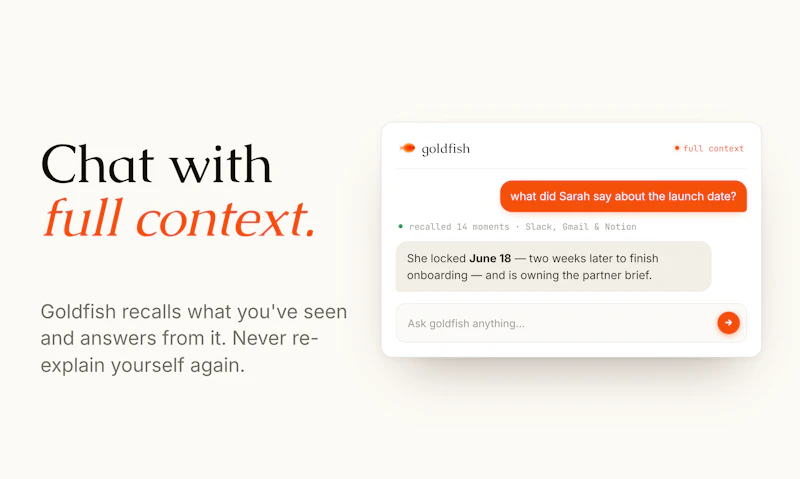 Goldfish screenshot 5