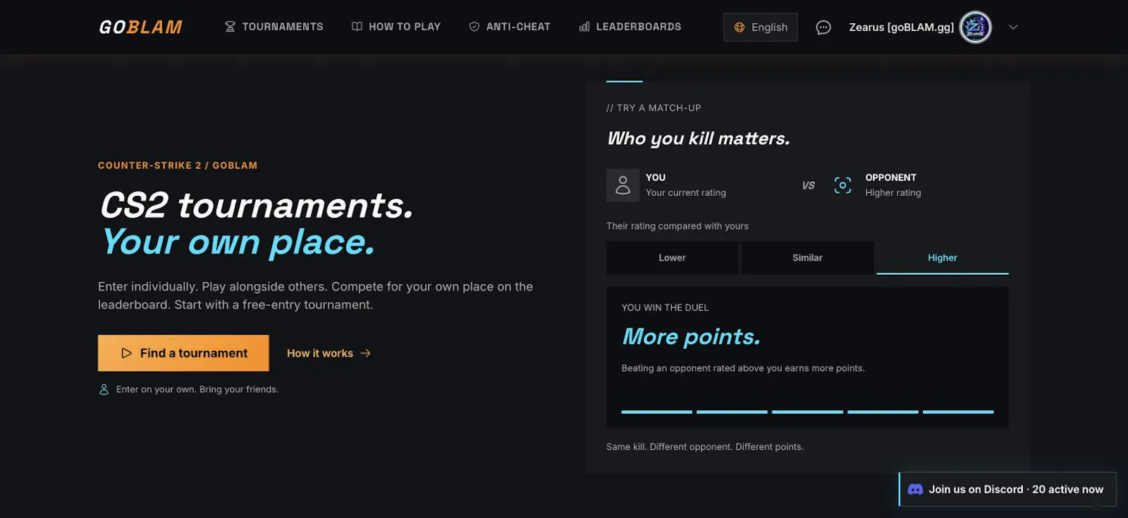 GoBLAM screenshot 2