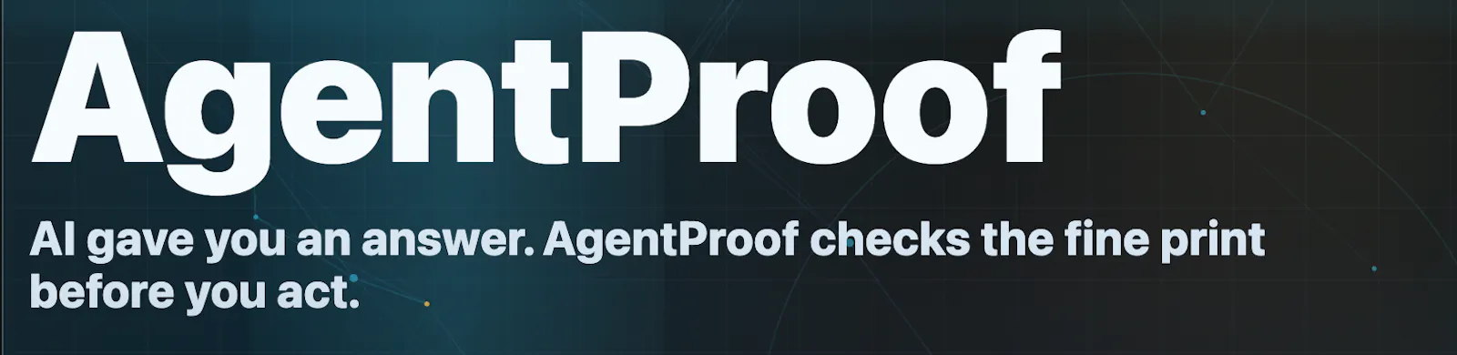 AgentProof screenshot 1