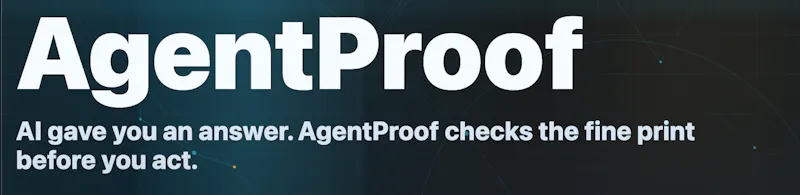 AgentProof screenshot 1