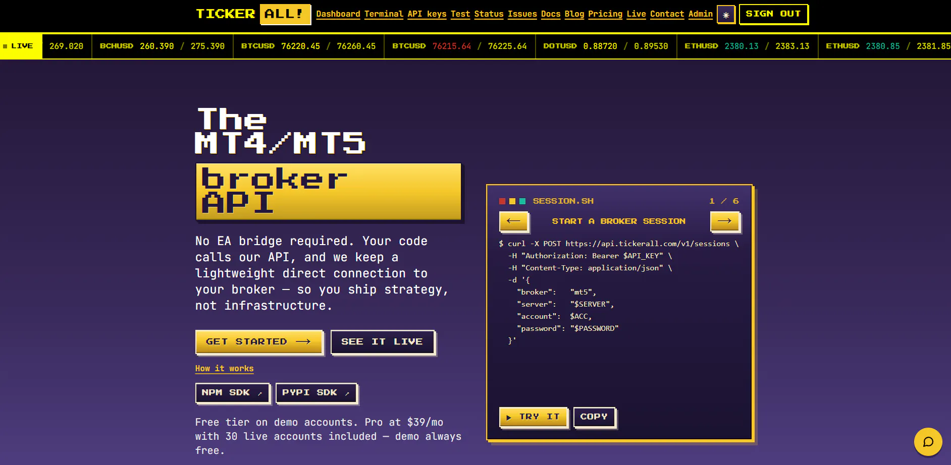 Ticker All! gallery image