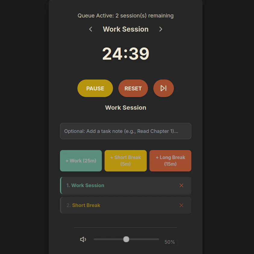 Aesthetic Focus | Vintage Pomodoro