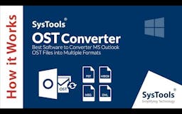 SysTools - OST to PST Converter Software media 1