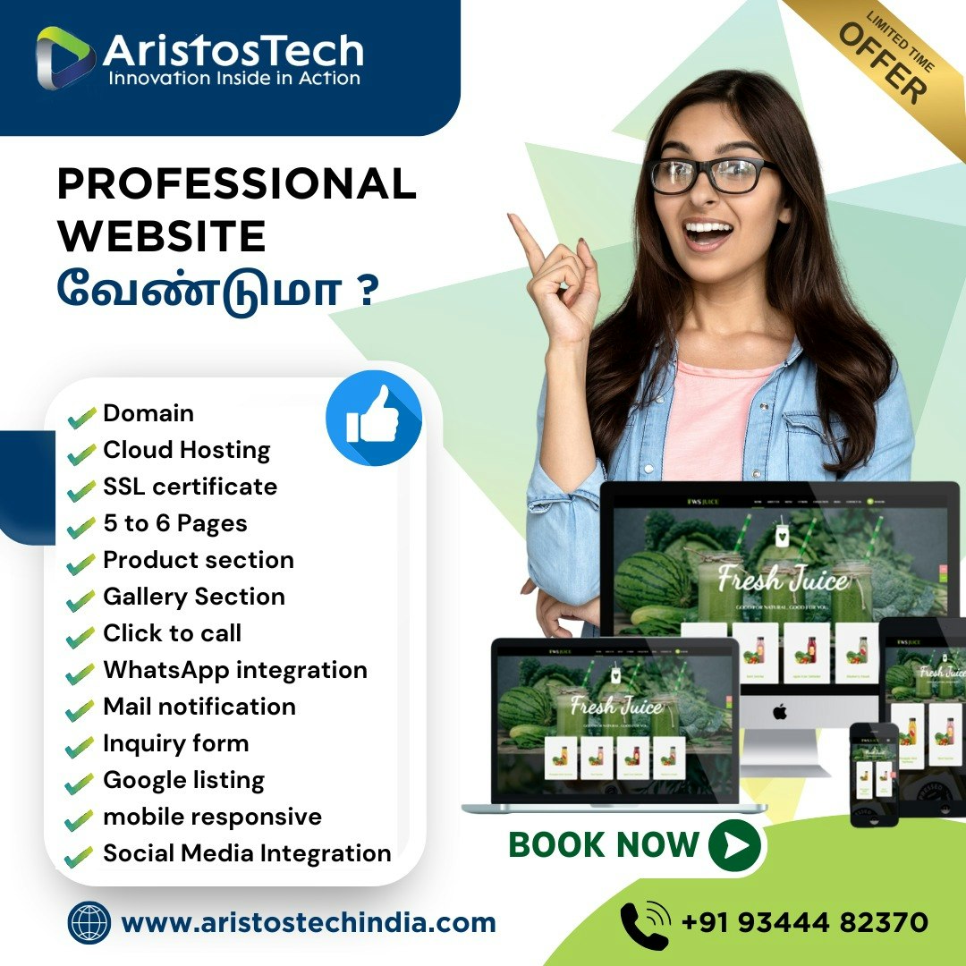 وسائط Aristotechindia Private Limited - خدمات تصميم البرامج وموقع الويب 2