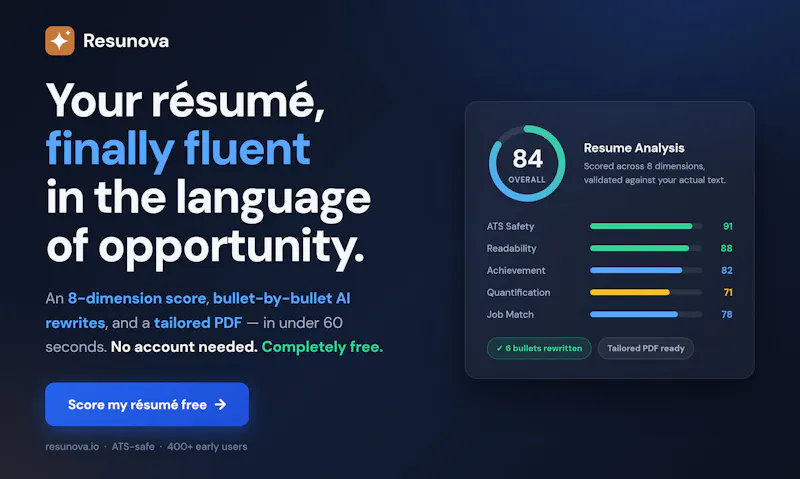 Resunova screenshot 1