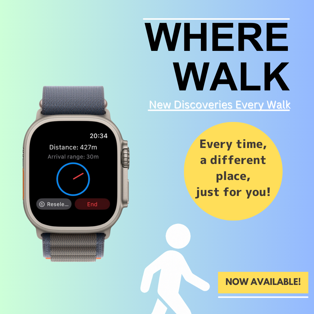 Média WHEREWALK - une application de marche mystère - Transformez chaque marche dans une aventure avec des destinations cachées. 1