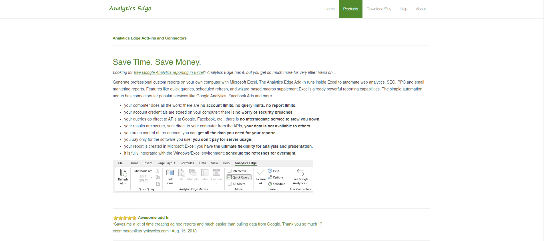 Analytics Edge Add-ins and Connectors gallery image