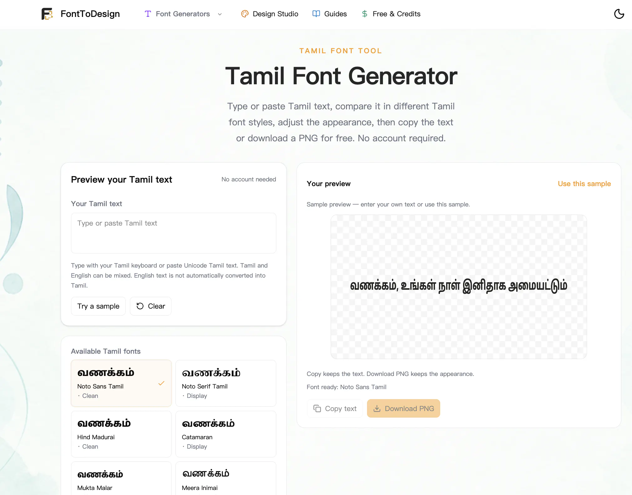 FontToDesign – Hindi & Tamil Design gallery image