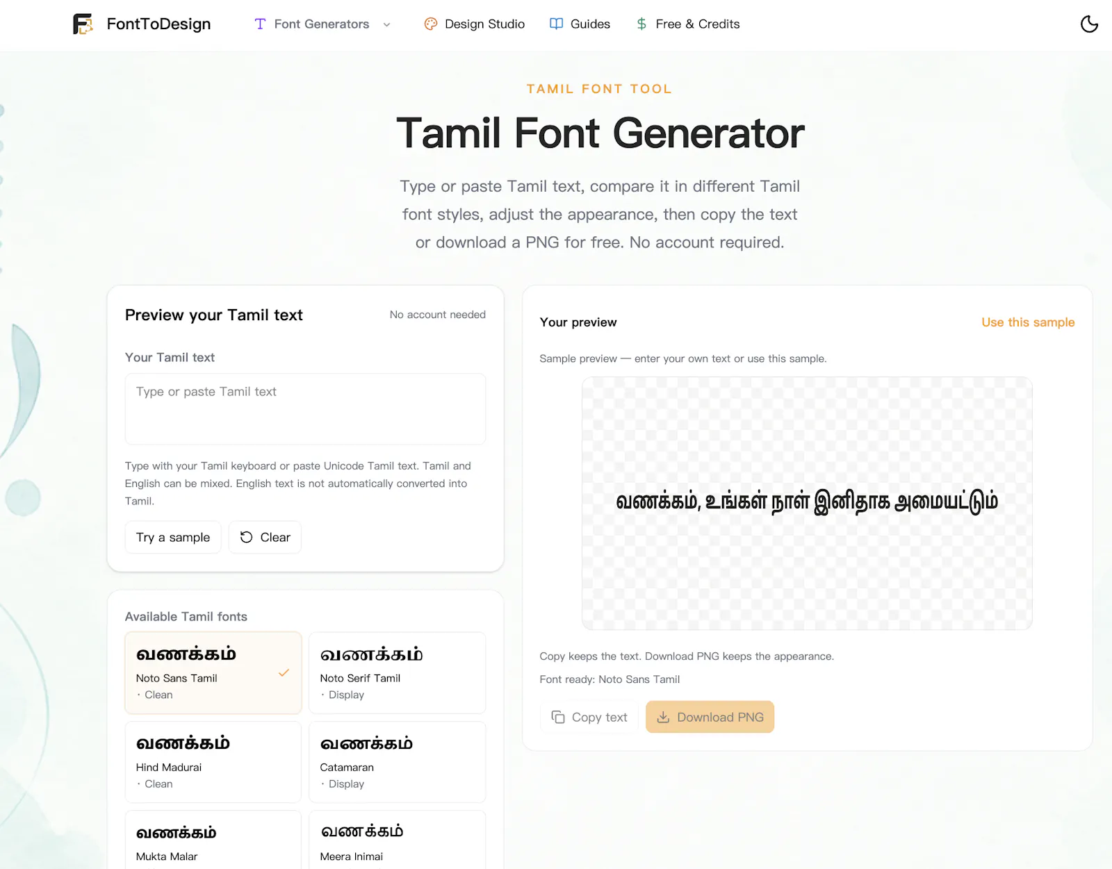 FontToDesign – Hindi & Tamil Design screenshot 2