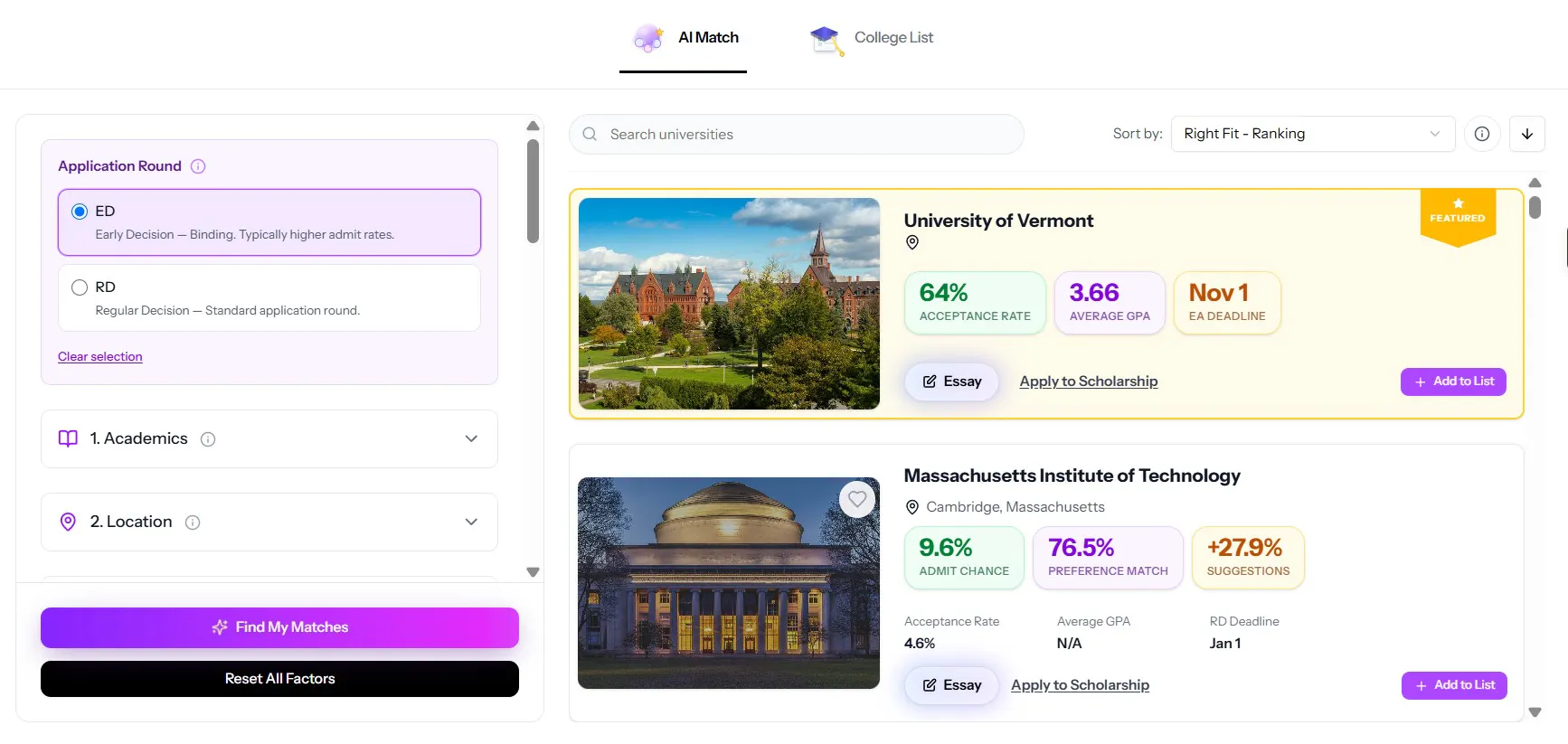 Right Fit Matcher by Orbit AI gallery image