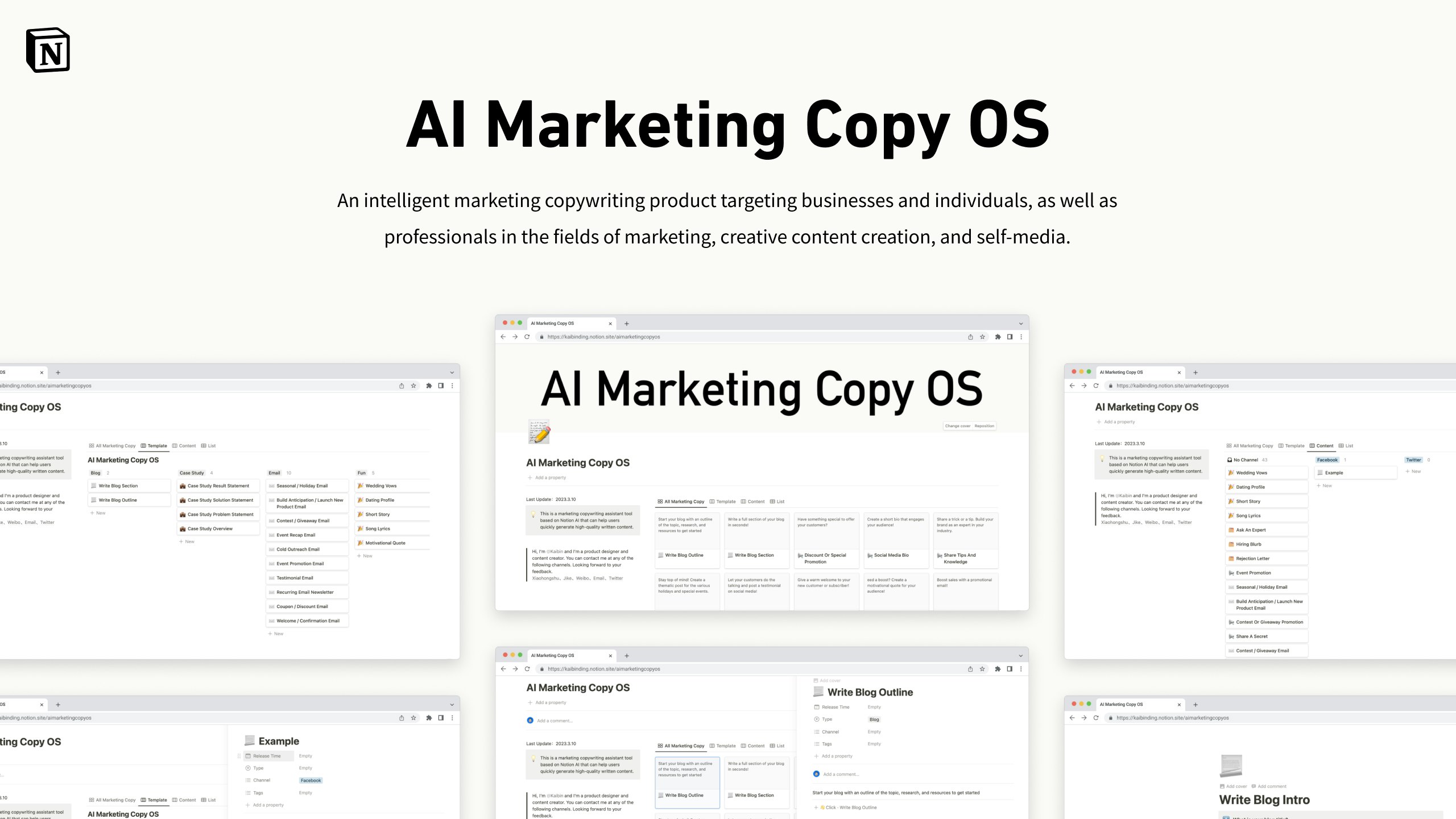 AI Marketing Copy OS - Эффективная система копирайтинга творческого маркетинга. медиа 1