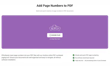 Add Page Numbers to PDF gallery image