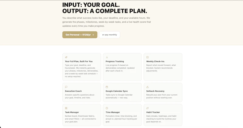 Goal Accomplishment Made Easy™ screenshot 2
