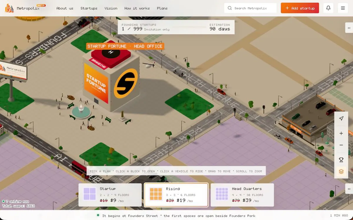 Metropolix from Startup Fortune gallery image