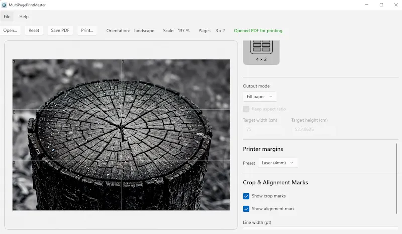 Multi Page Print Master screenshot 3
