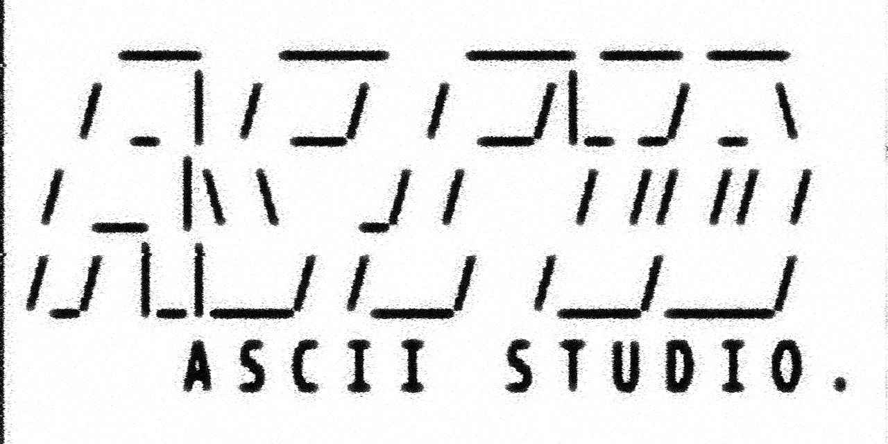 ASCII studio - Main product screenshot demonstrating key features and user interface
