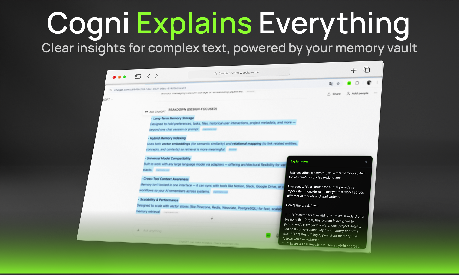 CogniMemo Extension gallery image