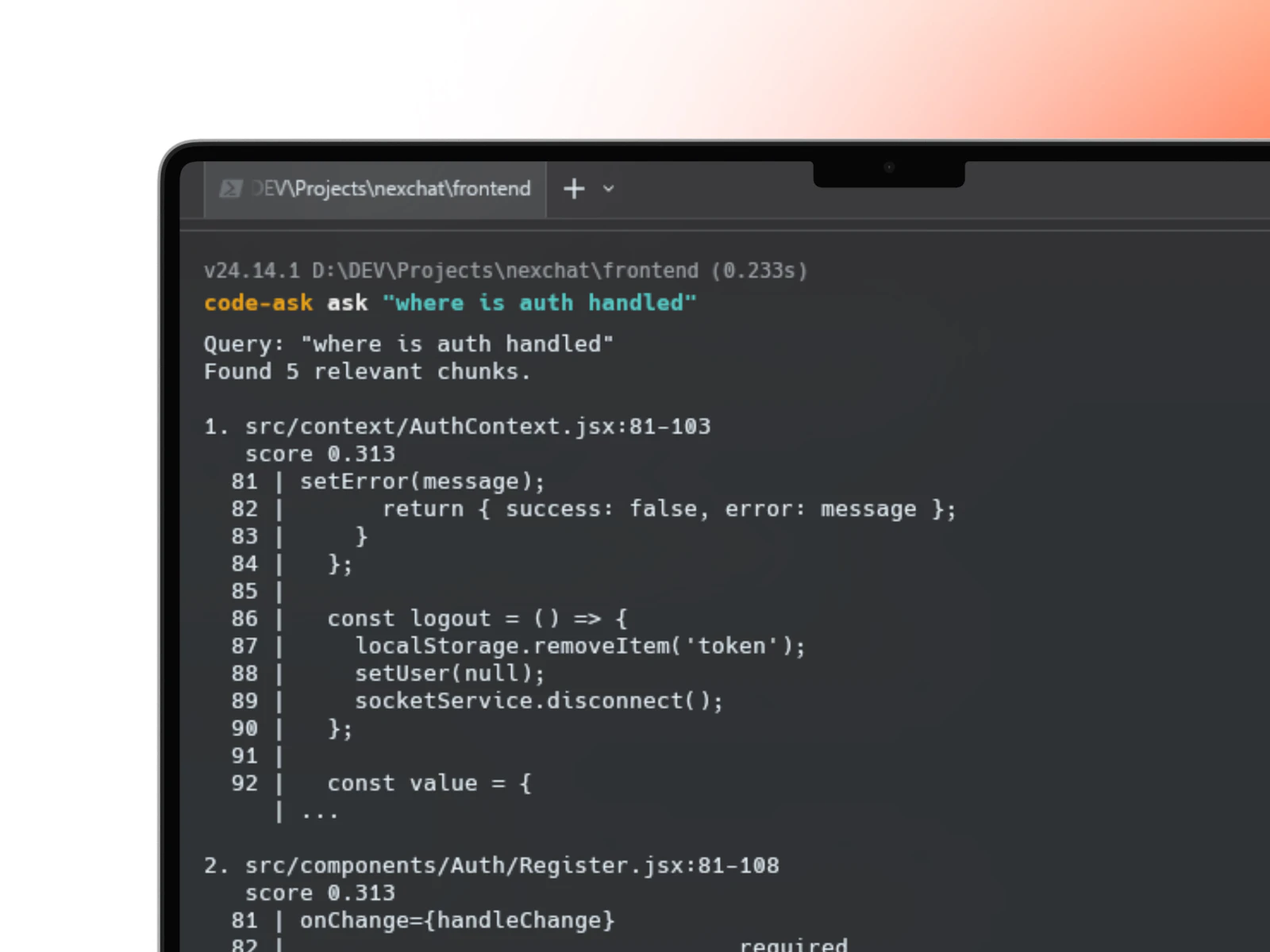 code-ask screenshot 2
