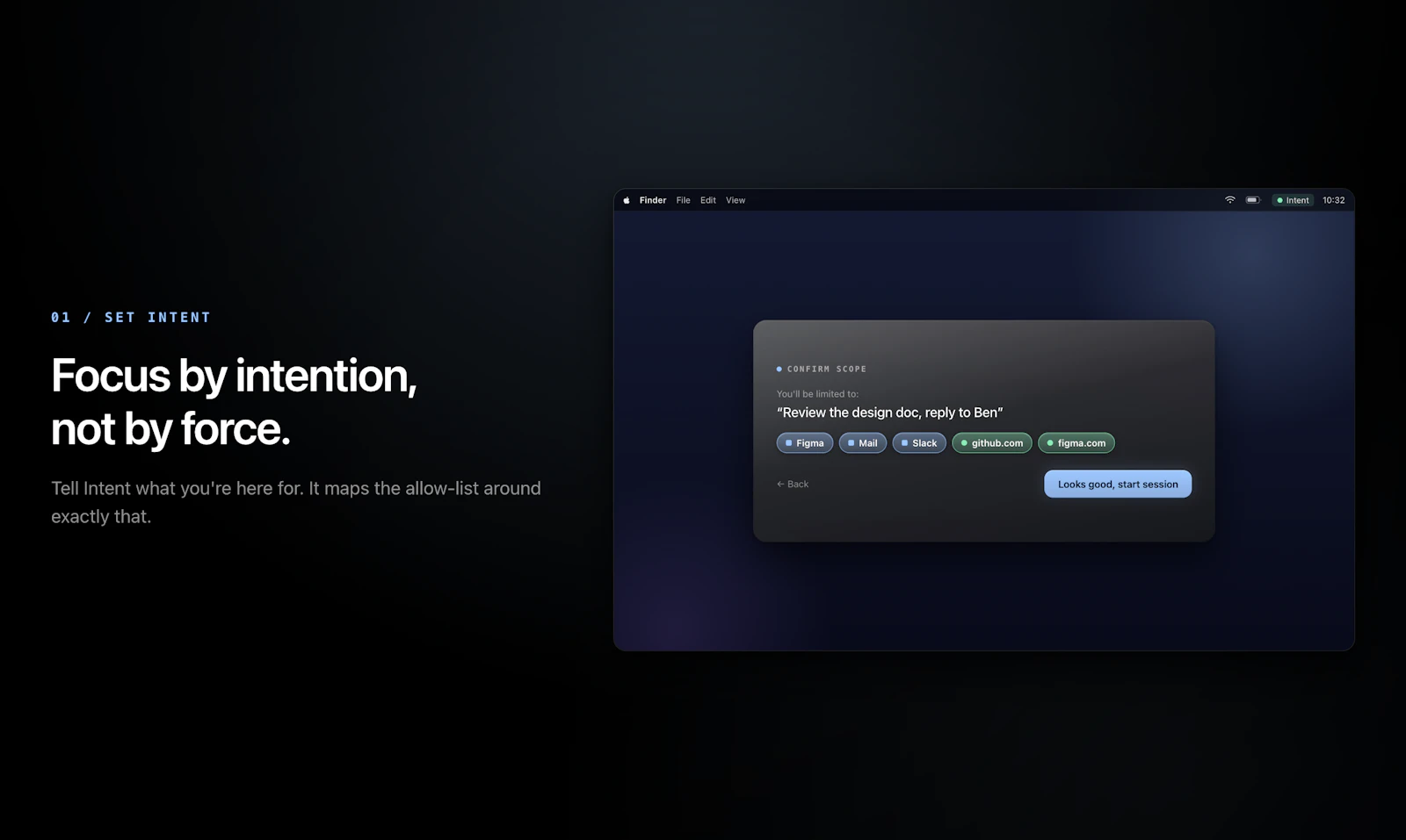 Intent screenshot 2
