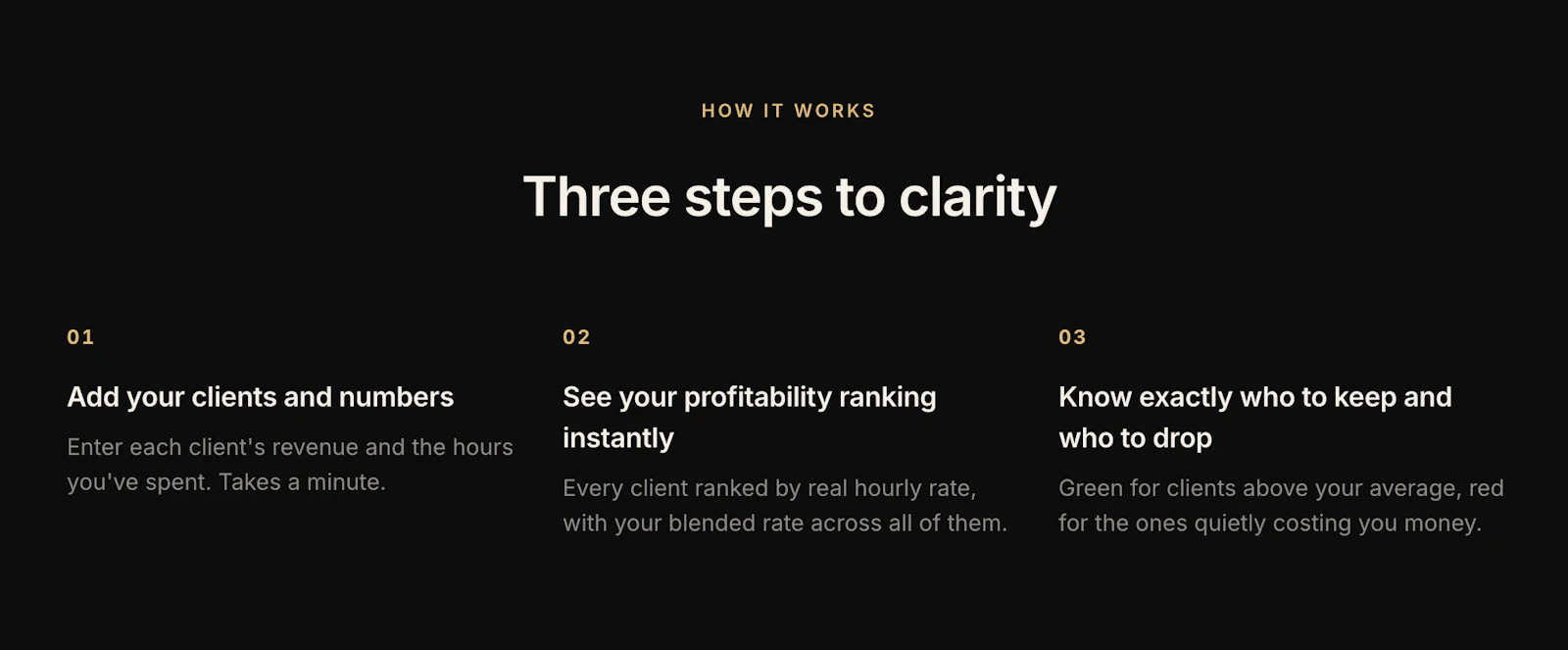 Client Profitability Tracker screenshot 2