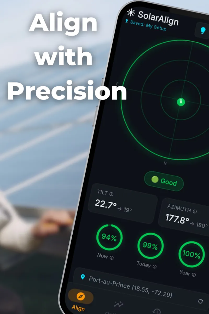 Solar Align Pro – Solar Angle & ROI screenshot 1