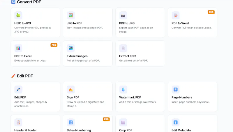 EasyPressPro — Free Online PDF Tools  screenshot 3