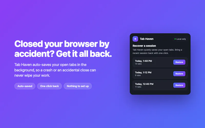Tab Haven screenshot 2