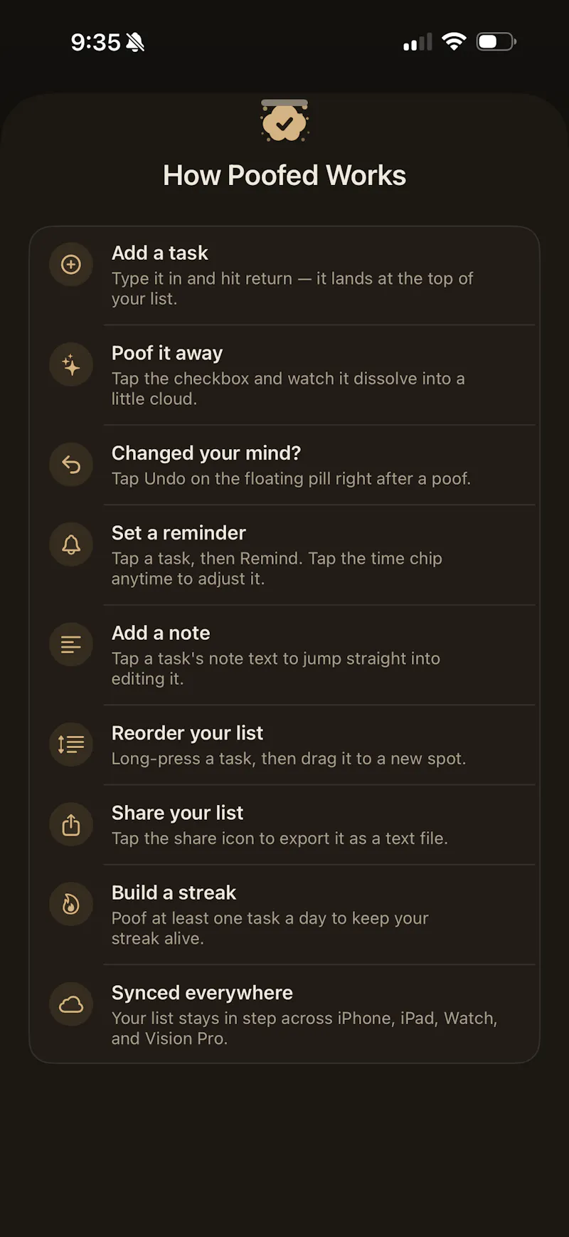 Poofed screenshot 5