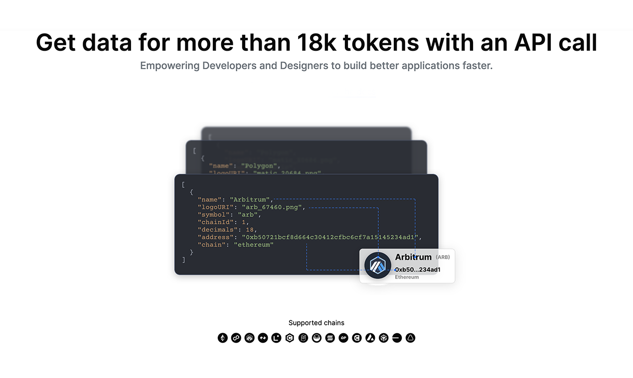 Media Token Icon API - Dapatkan data untuk lebih daripada 18k token dengan panggilan API 3