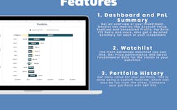 Investment Portfolio Tracker + Watchlist media 2