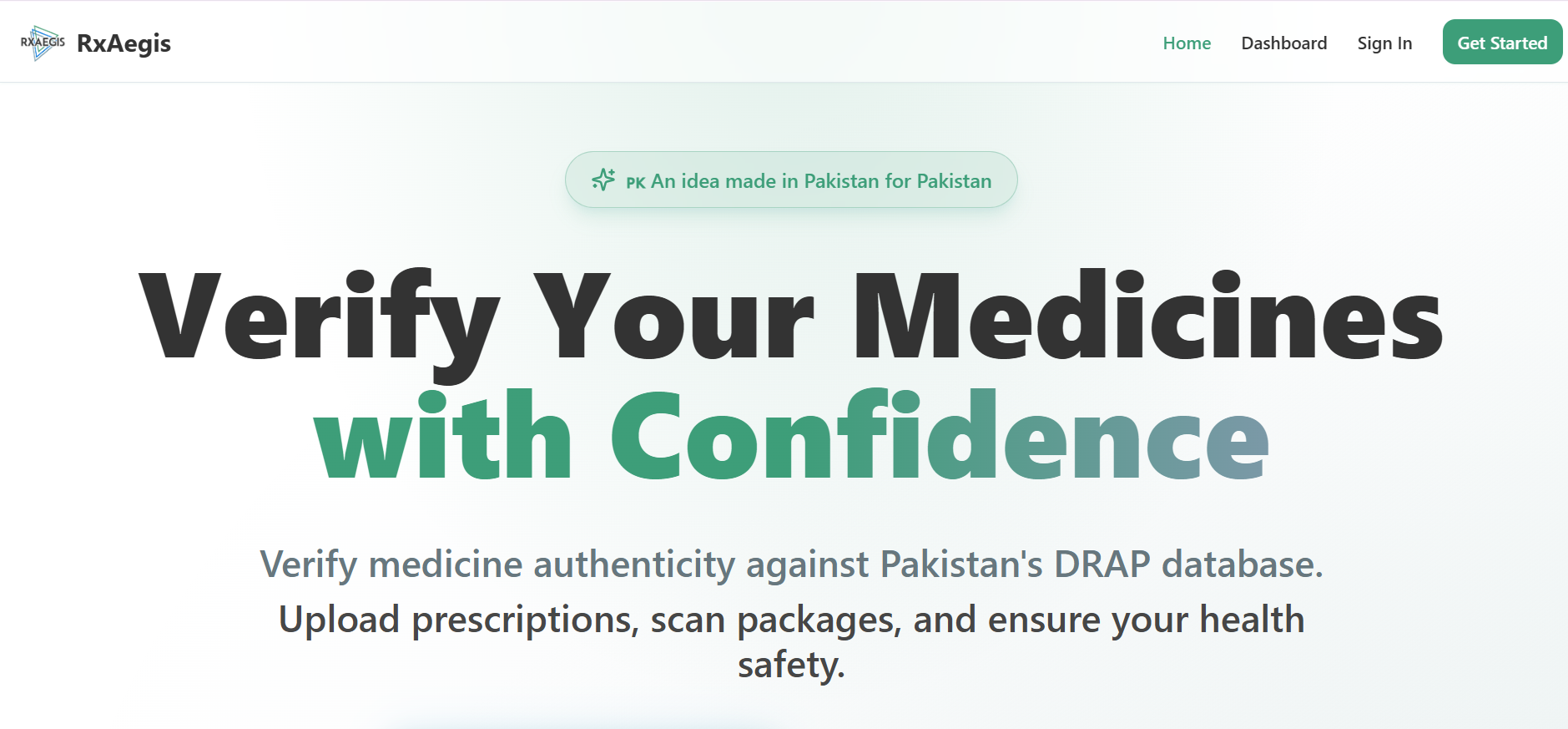 RxAegis - Main screenshot showing features and interface