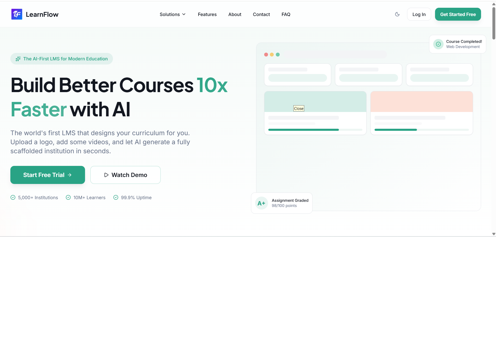 LearnFlow LMS gallery image