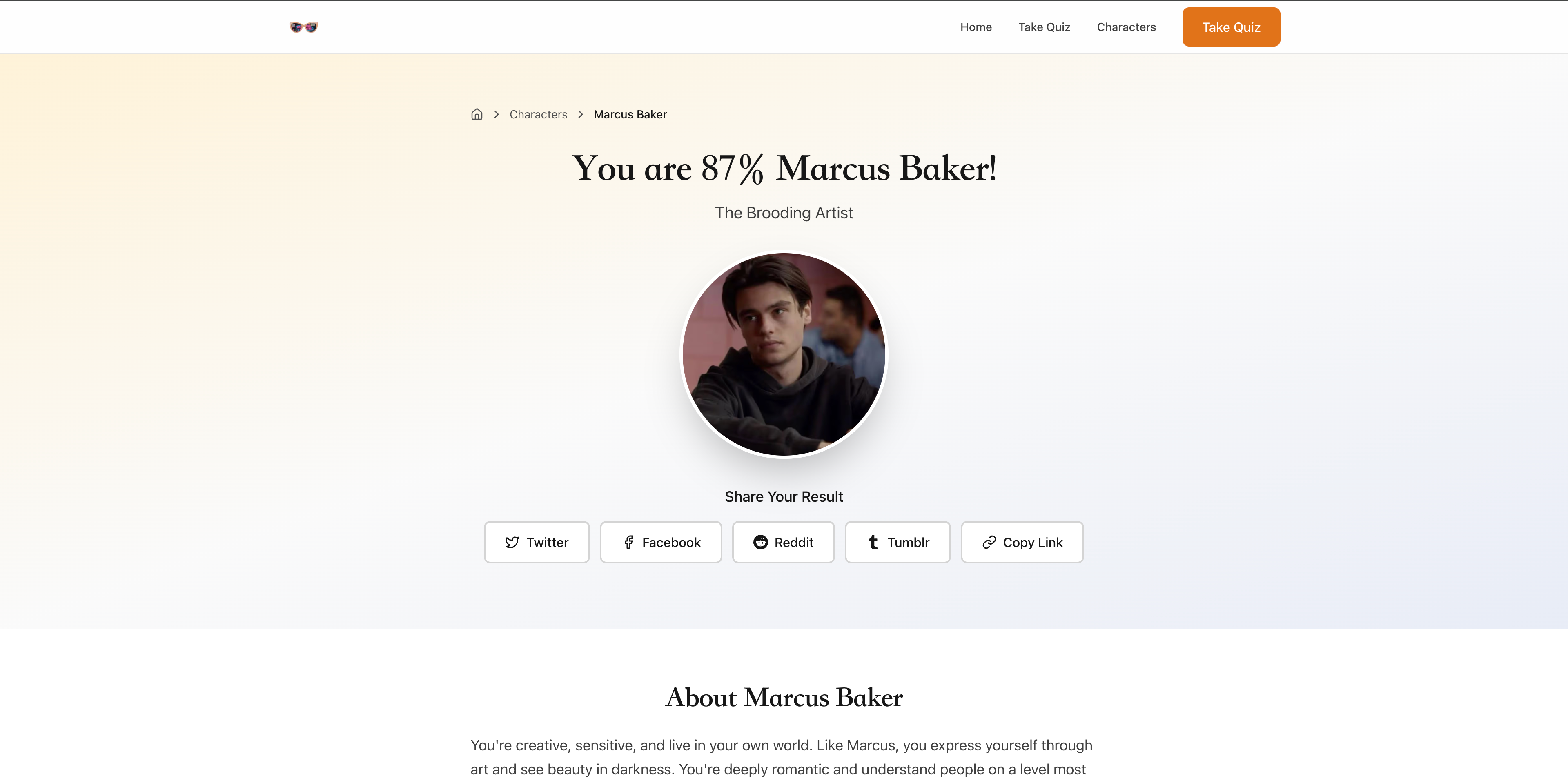 Ginny & Georgia Quiz - Screenshot 4 showing product features and functionality