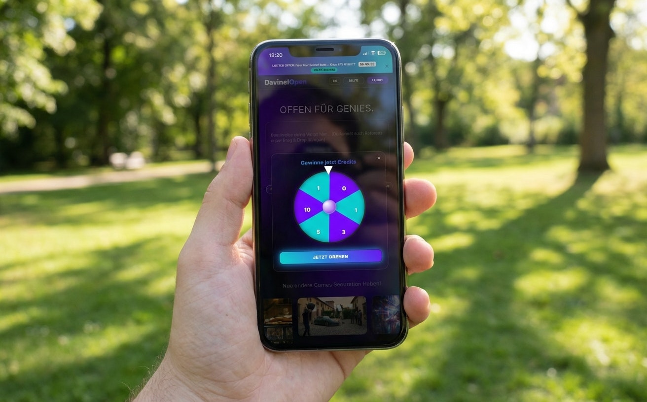 DaVinci Open - Product Hunt launch logo and brand identity