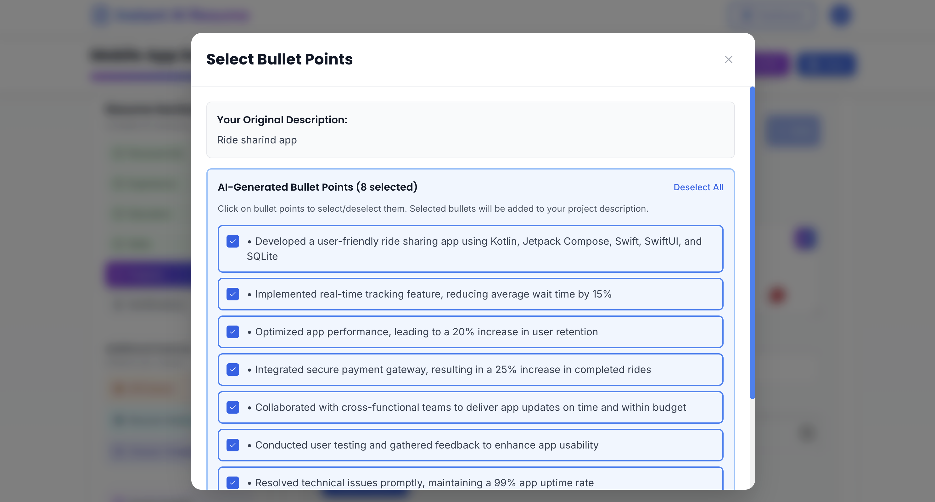 Instant AI Resume gallery image