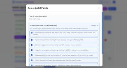 Instant AI Resume gallery image