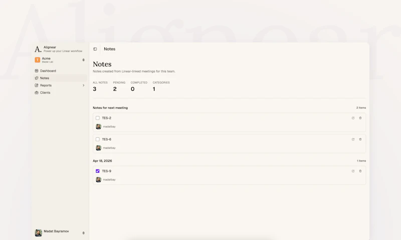 Alignear screenshot 5