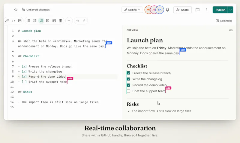 Markdoc screenshot 5