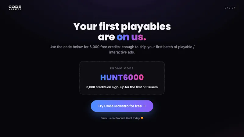 Code Maestro - Playable Ads Creator screenshot 8