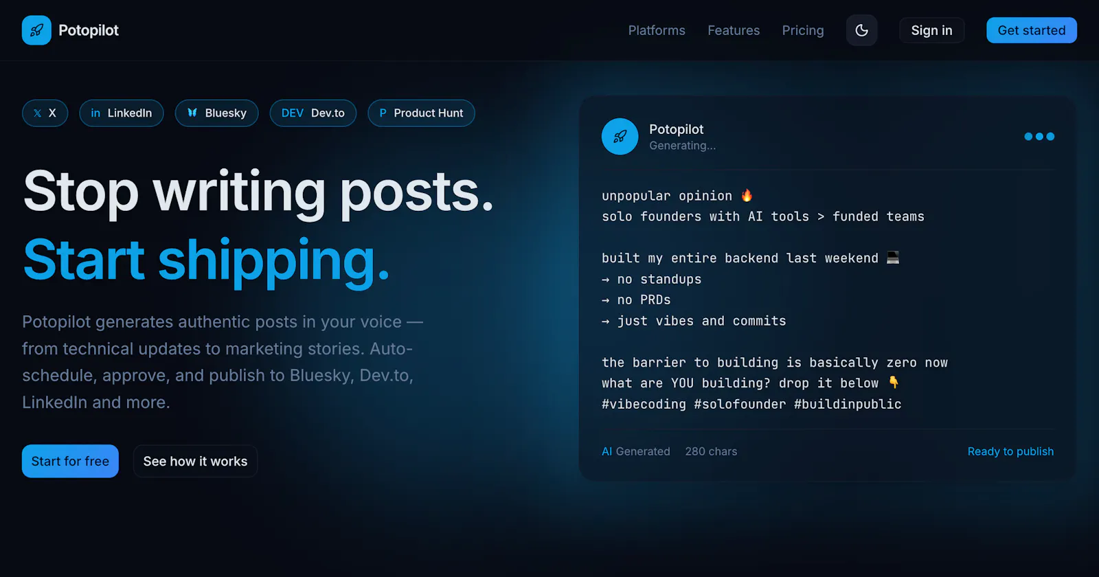 Potopilot screenshot 2