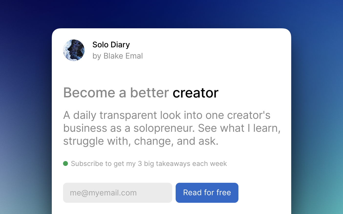 Solo Diary media 2