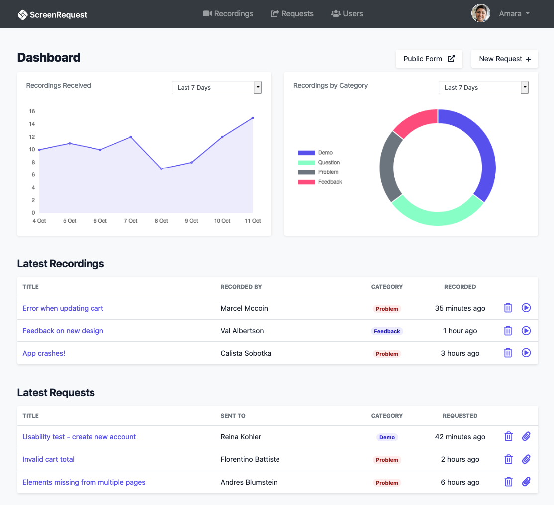 ScreenRequest gallery image