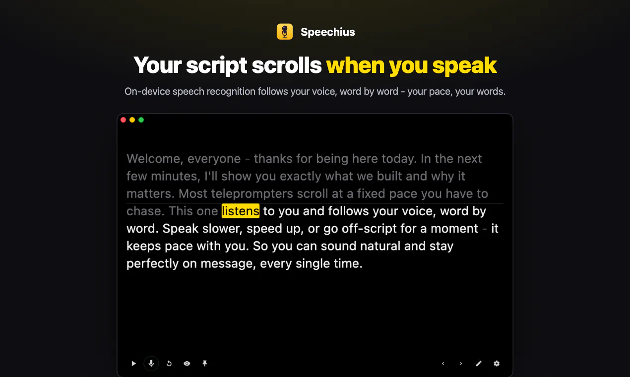 Speechius gallery image