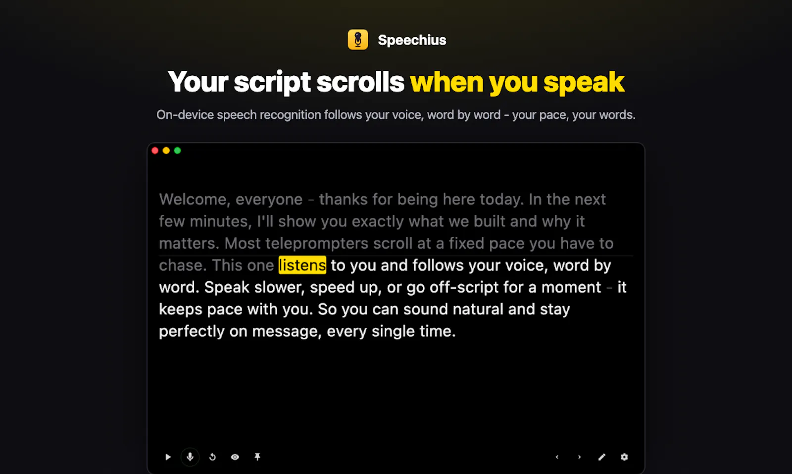 Speechius screenshot 2