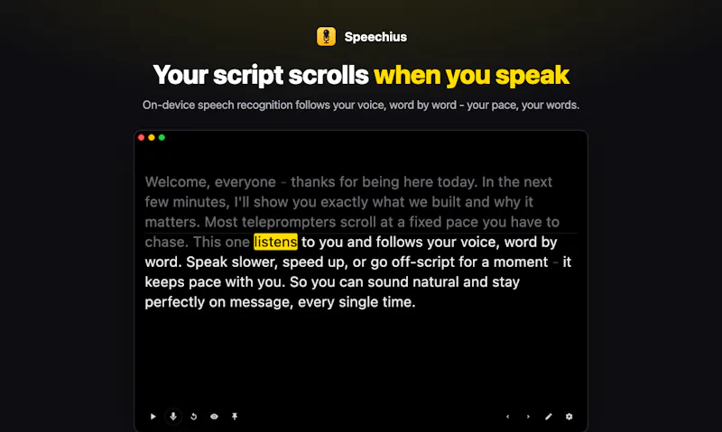Speechius screenshot 2